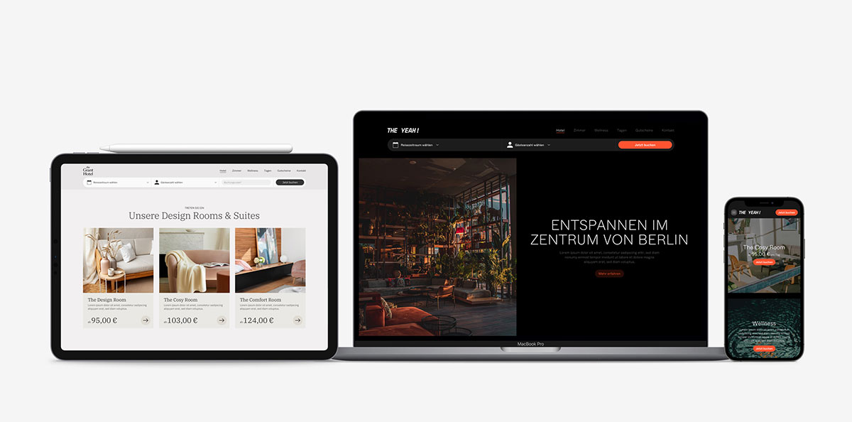 HotelNetSolutions Website-Templates für Hotels